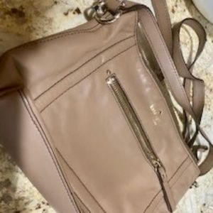 Mushroom Gray Leather Kate Spade Bag - Shoulder or Crossbody